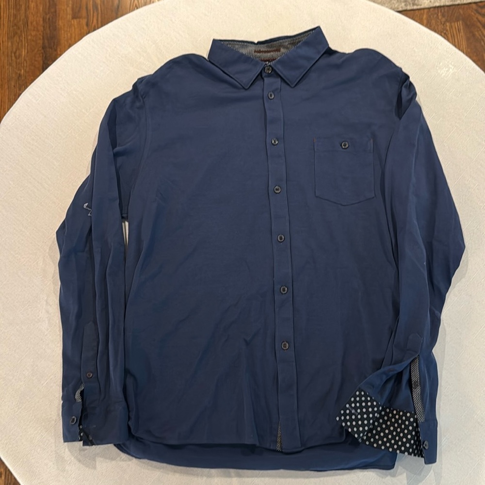 Ted Baker blue button down size 7